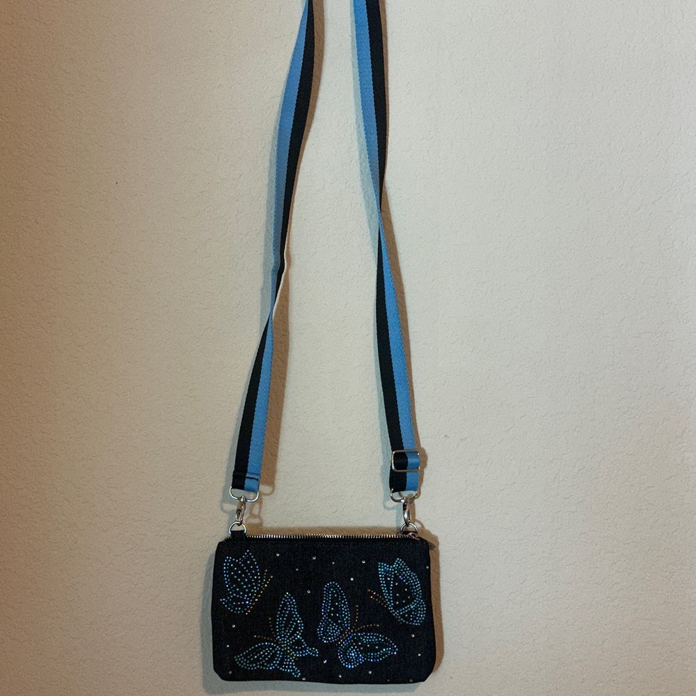 Blue Butterfly Brighton Bag 🦋
